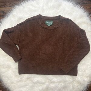 American Eagle Brown Wool Blend Sweater size Small